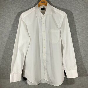 Men's Sid Mashburn White Dress Shirt New, Size 17/34